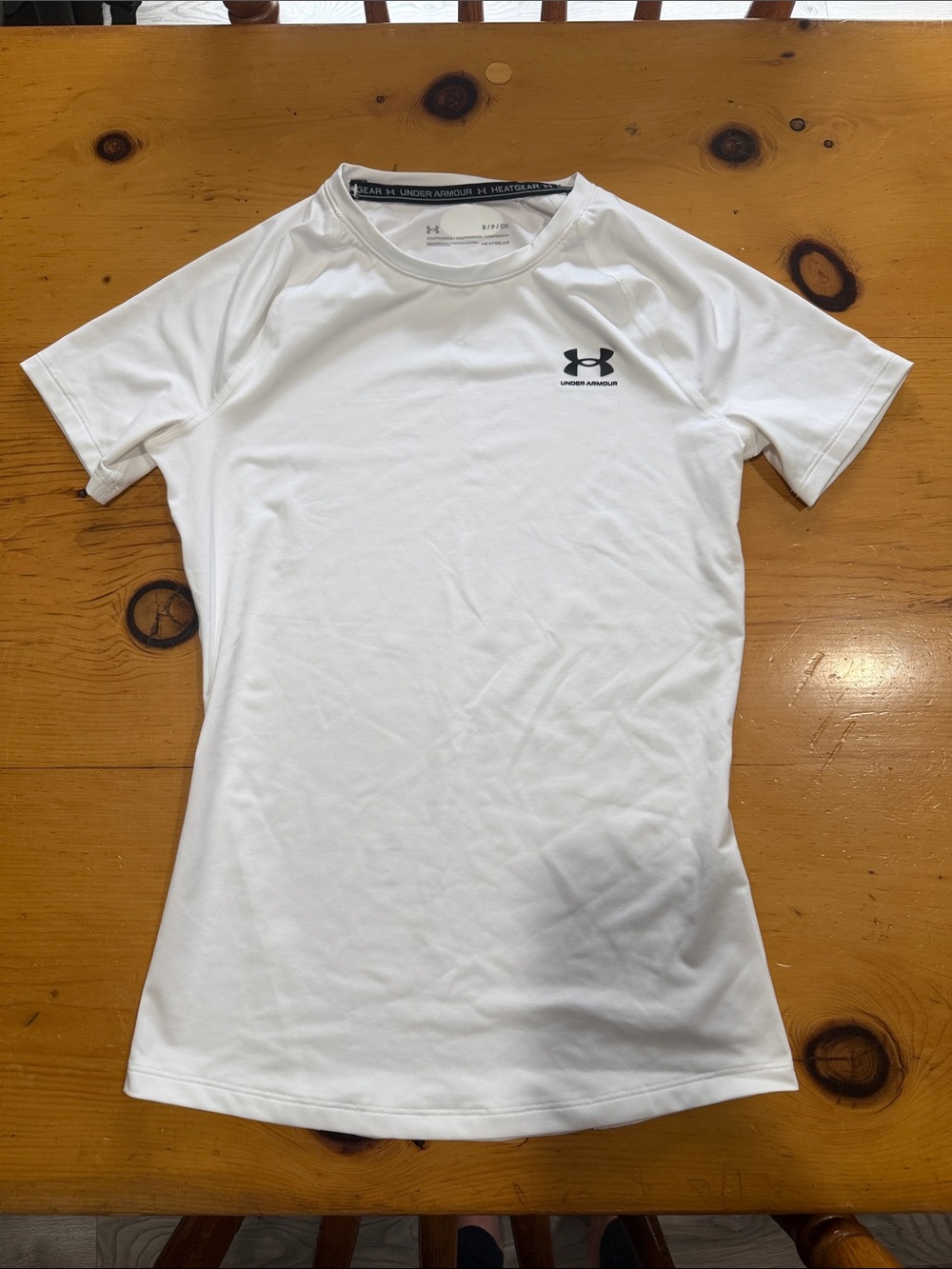 Under Armour White Women's Short Sleeve HeatGear Tee
